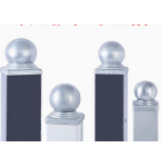 square pipe ball head Wrought iron fence accessories